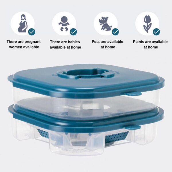 Cockroach Trap Transparent Cover Wide Entrance Porous Design 360 Degree All Round Lure Cockroach Catch Box Killer Kitchen Supply - Image 7