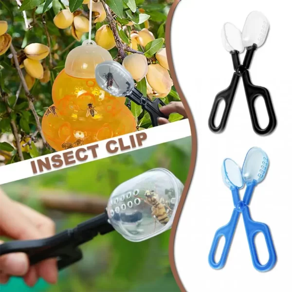 Bug Insect Catcher Scissors Tongs Tweezers Scooper Clamp Portable Insect Trap Handy Scoopers Outdoor Bug Catcher Garden Supplies - Image 2